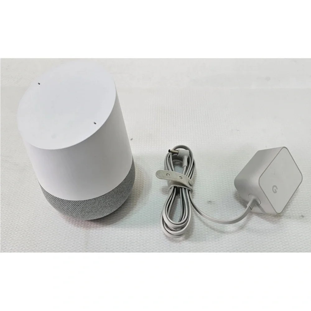 Google Smart Speaker in White and Gray